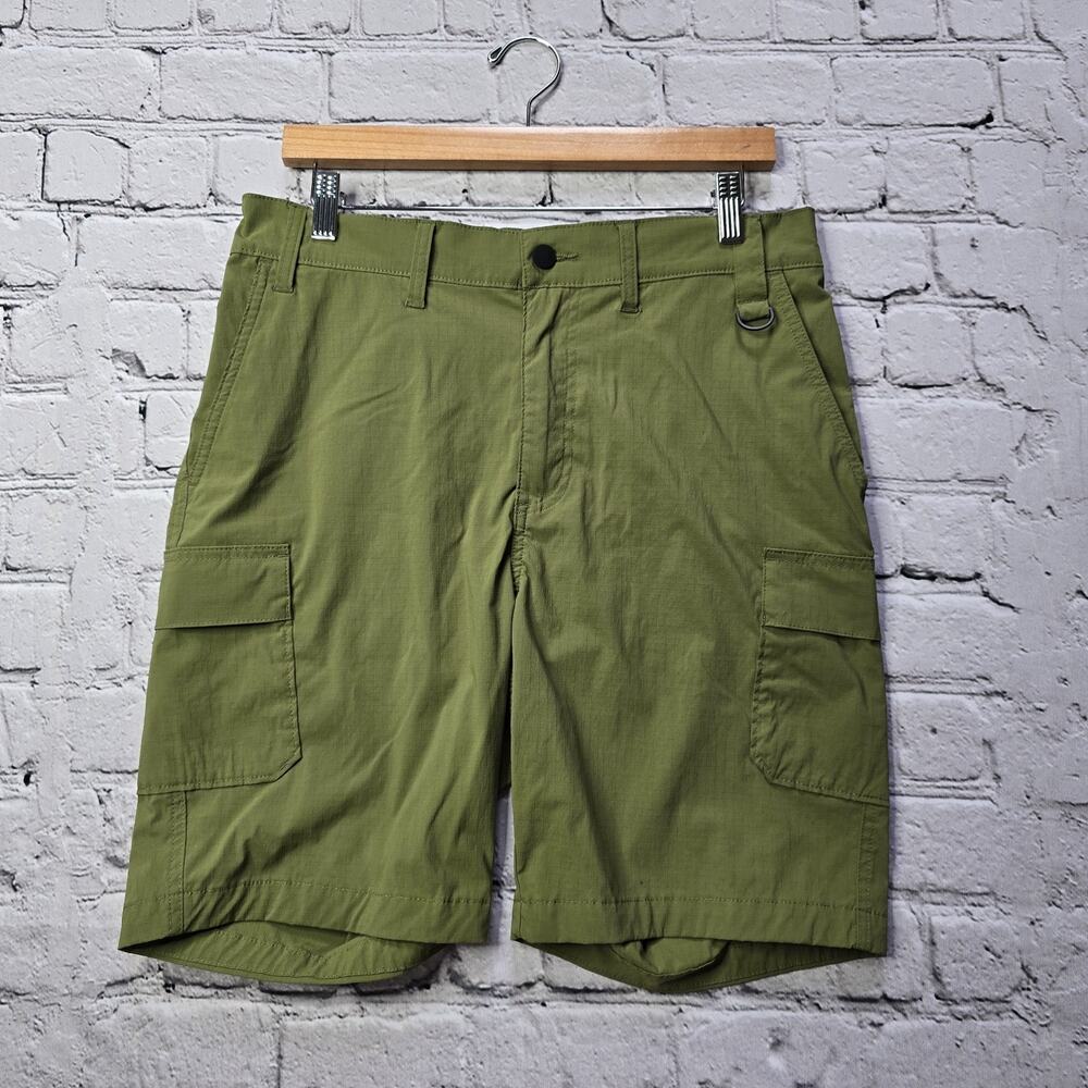 Lake Trail Olive Green Bermuda Shorts Nylon Cargo Size Medium‎